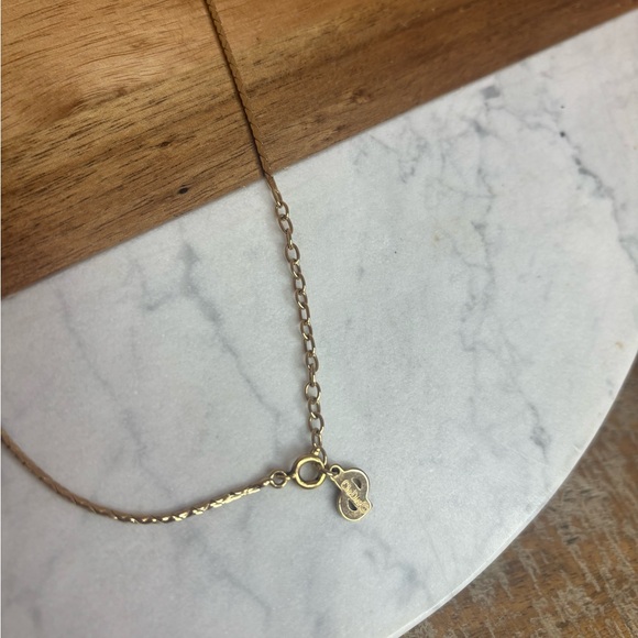 Vintage Dior Gold Heart Pendant Necklace - Picture 6 of 7